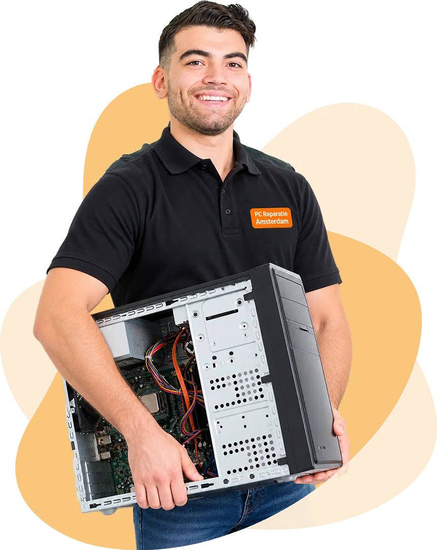 Computer reparatie in Amsterdam aan een desktopcomputer