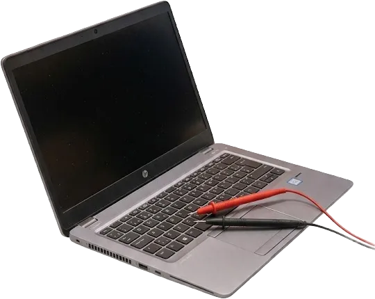 Laptop die niet meer opstart en wordt gecontroleerd